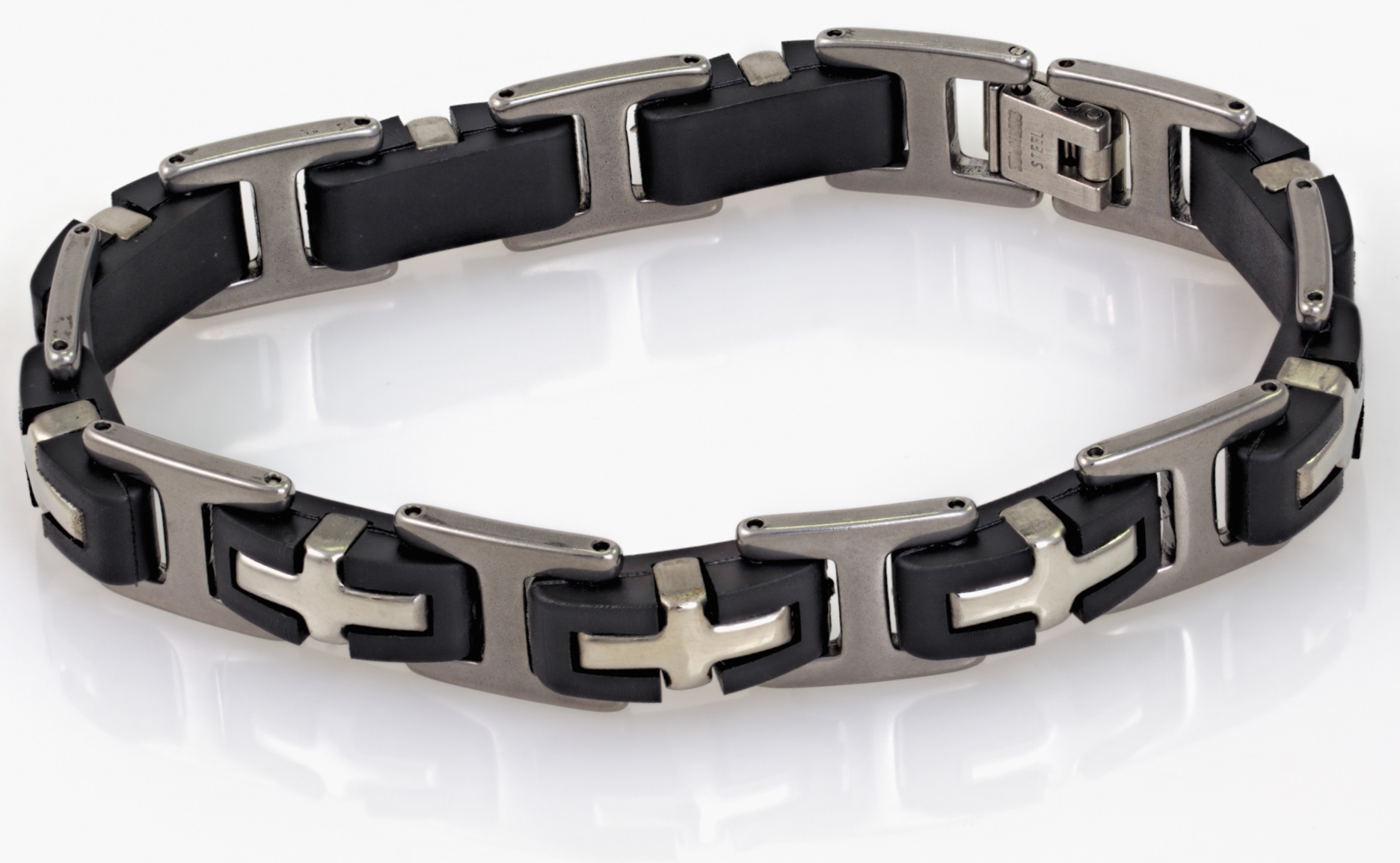 Stainless Cross Bracelet