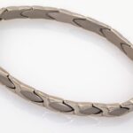 Titanium X & Oval Silver Bracelet/Anklet